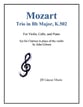 Trio #3 in Bb Major K. 502 - Clarinet, Cello, Piano P.O.D. cover
